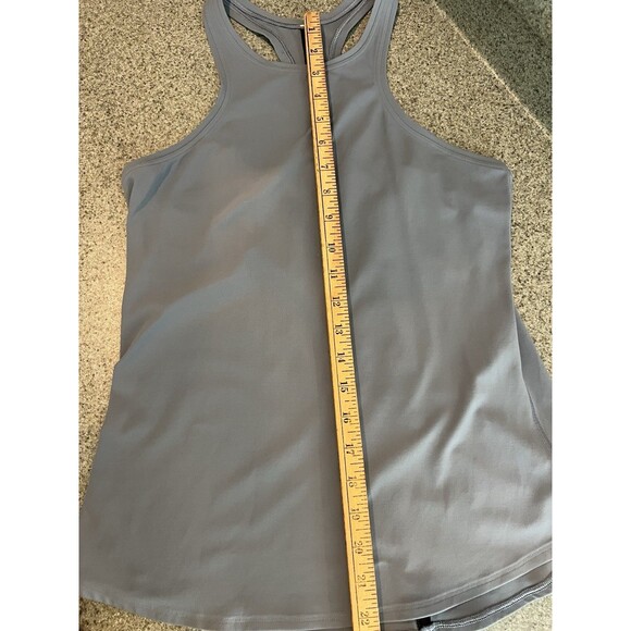 Lululemon Athletic Yoga Performance Gray Razorback Tank Top Shirt No Tag Small - Picture 8 of 11
